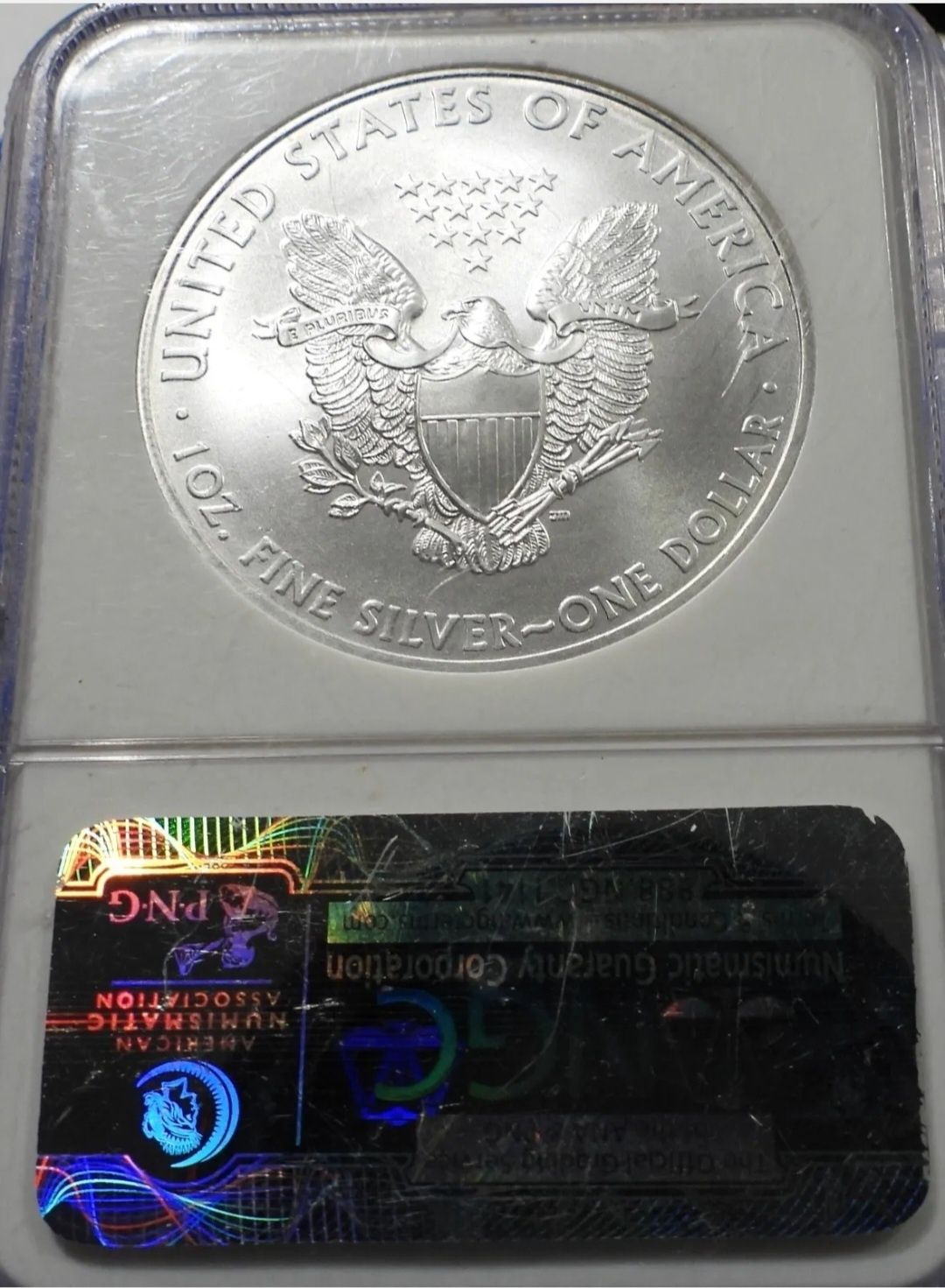 USA one silver dollar Top Grade MS 70 & MS 69