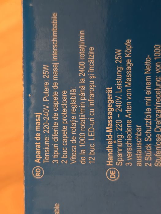 Aparat de masaj - well