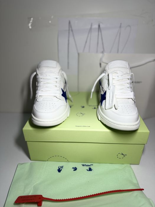 Adidasi Sneakers OFF WHITE, Out Of Office Animation, Stars, White