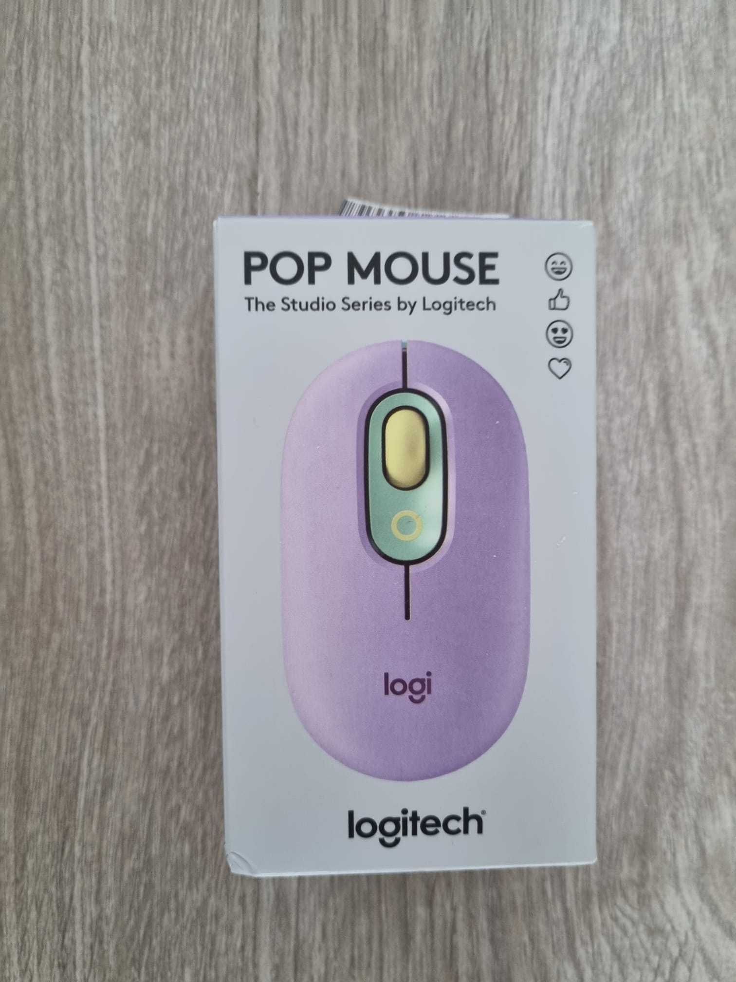 Mouse Logitech Pop Daydream, Ambidextru, Mov/Verde, SIGILAT