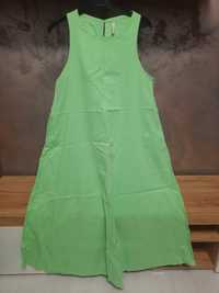 Rochie de vara, culoarea verde menta,  marca Lumina, mărimea S