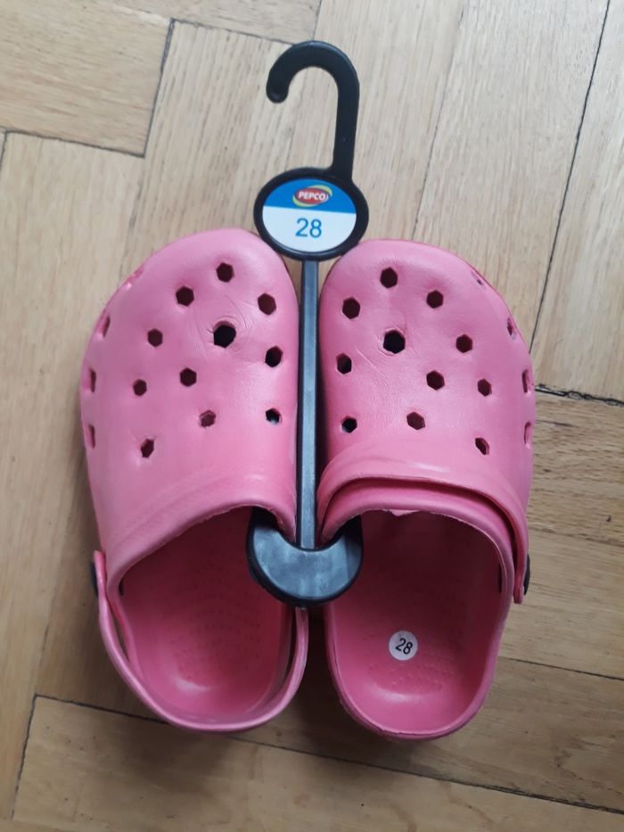 Crocs/papuci fetițe, casa/plaja NOI, masura 28, Pepco