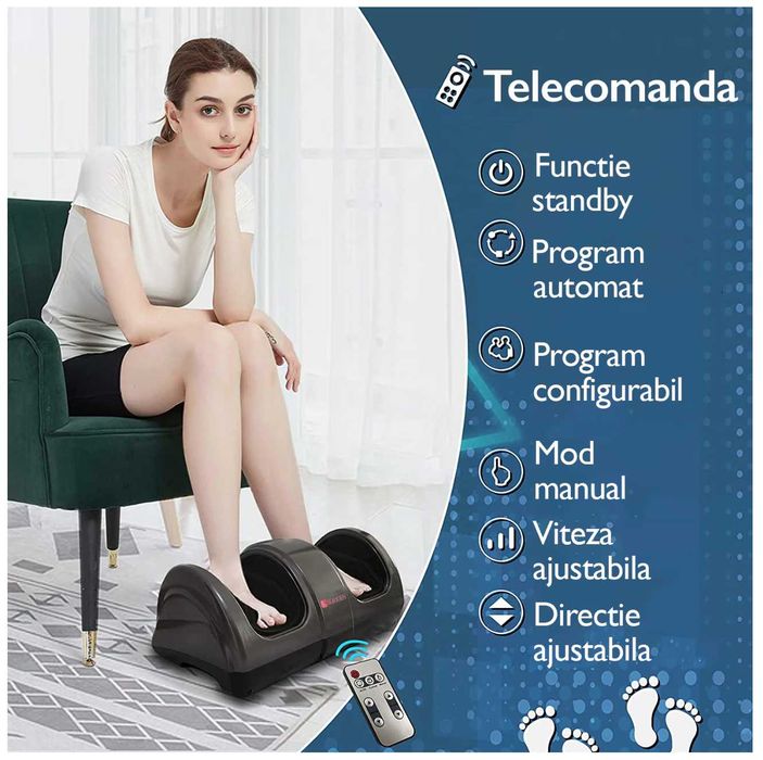 Aparat masaj picioare Horigen Feet King, PRET DE NOU 460 lei