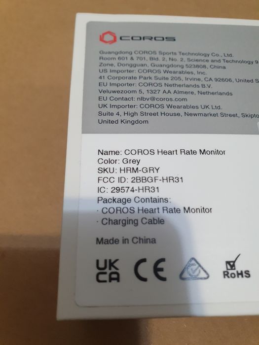 Centura Puls Coros Heart Rate Monitor Noua