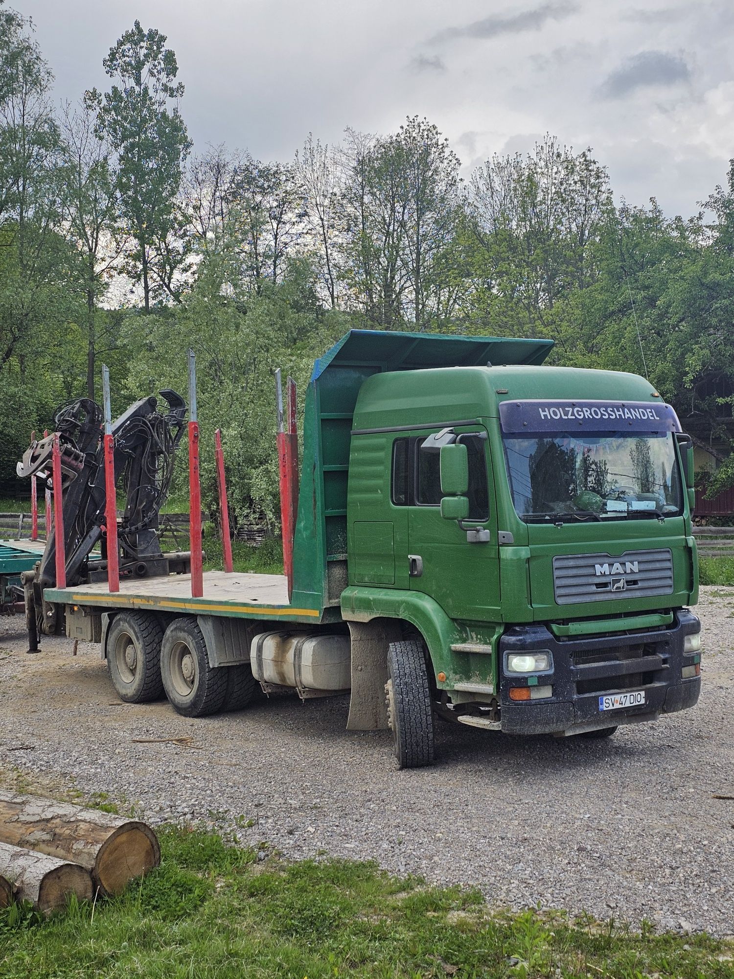 Camion forestier.