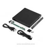 Корпус/гнездо за CD/DVD оптично устройство,12,7 мм, USB 2.0