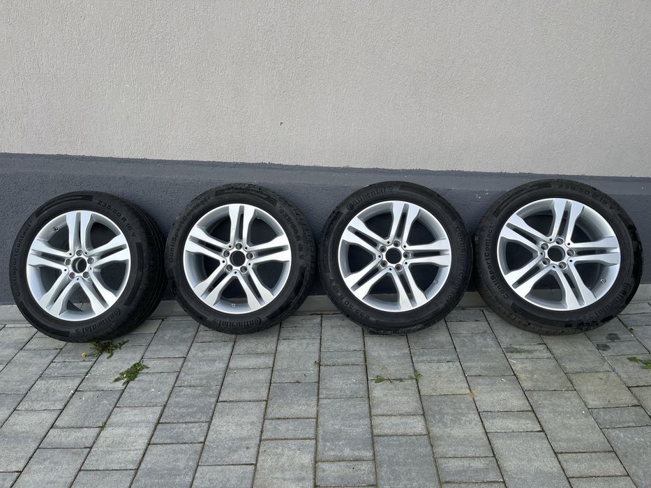 Jante roti Mercedes Gla 235 50 R 18 anvelope de vara Continental