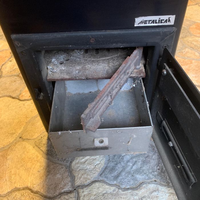 Vand soba emailata noua cu combustibil solid