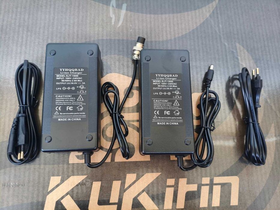 Incarcator 52V de 3A, 14S (58.8V) Mufa 2 sau 3 Pini