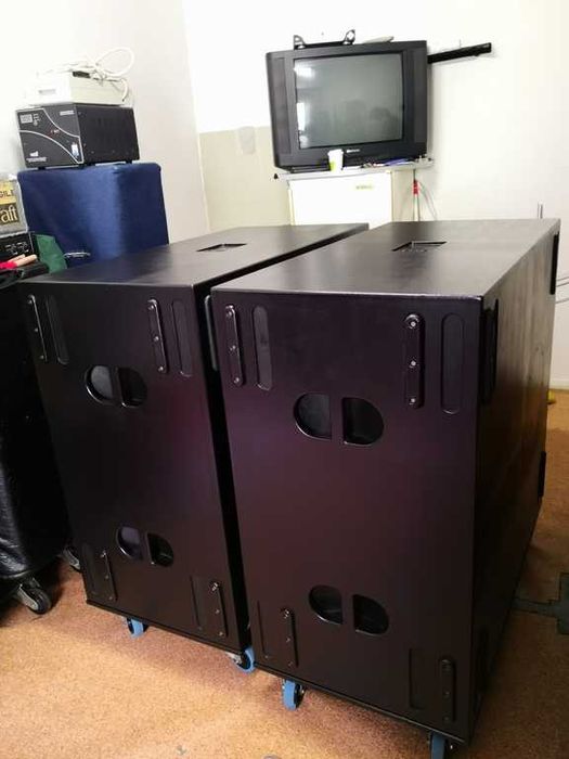 Subwofer pasivi Eminance, am 2 buc, 1000w, aproape noi, 25-125 hz, 120