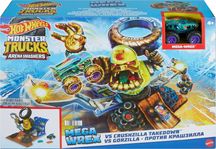 Hot Wheels Monster Trucks Arena Smashers MEGA-Wrex против Crushzilla