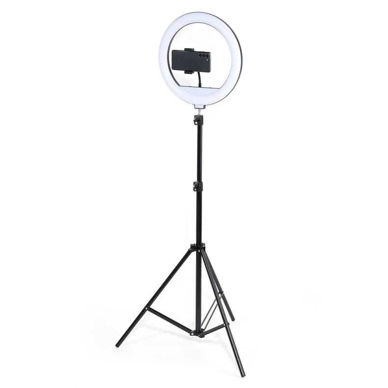 Ring Light color, cerc 26cm, trepied 2m, Lampa LED RGB selfie tiktok