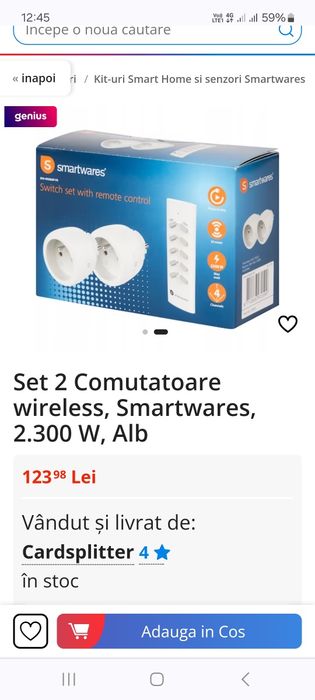 Set prize cu telecomanda