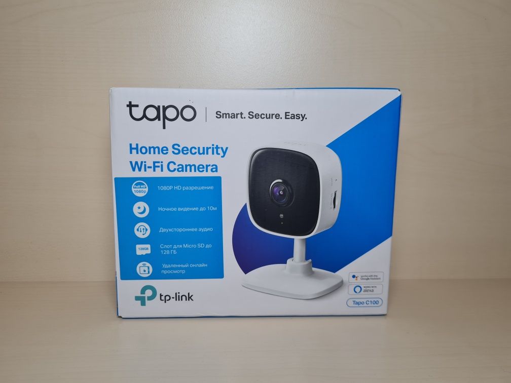 Wi-Fi камера Tapo C100 видеонаблюдения