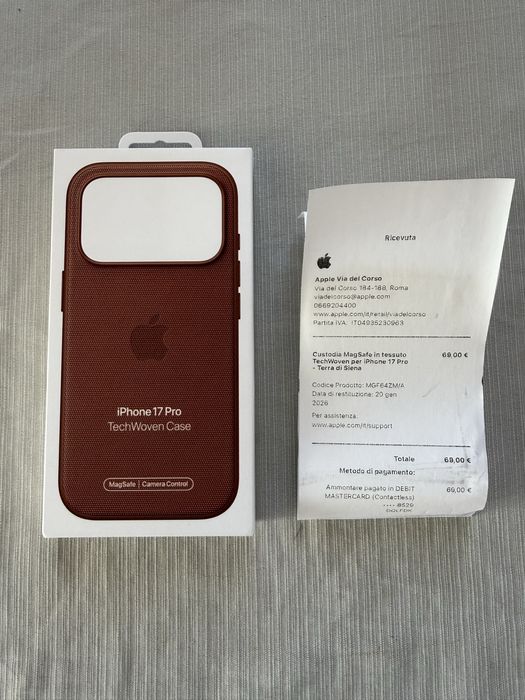 Iphone 17 pro TechWoven Case Sienna