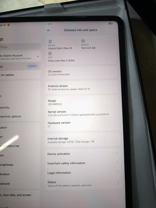Ксяоми PAD 6 MAX