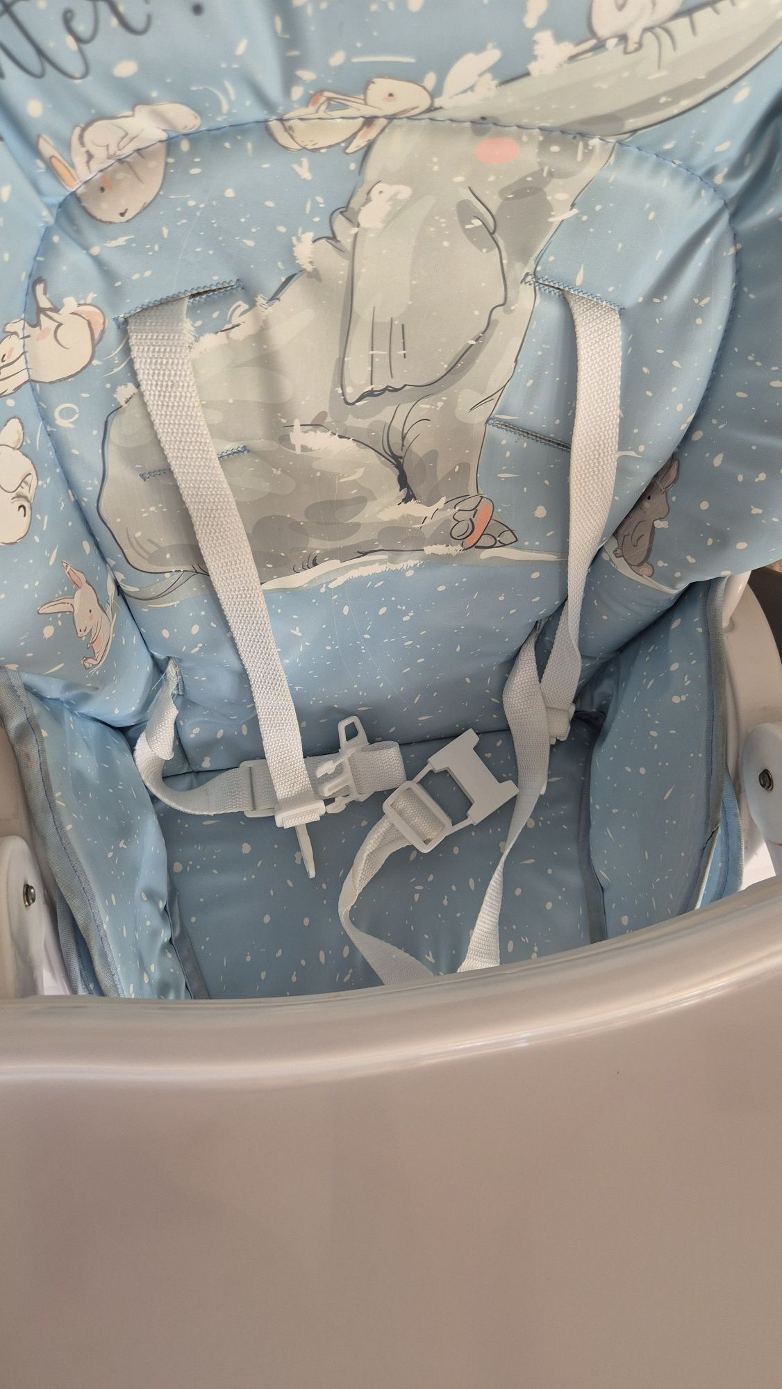 Столче за хранене Lorelli Cryspi Tender Blue Fun, Регулируемо