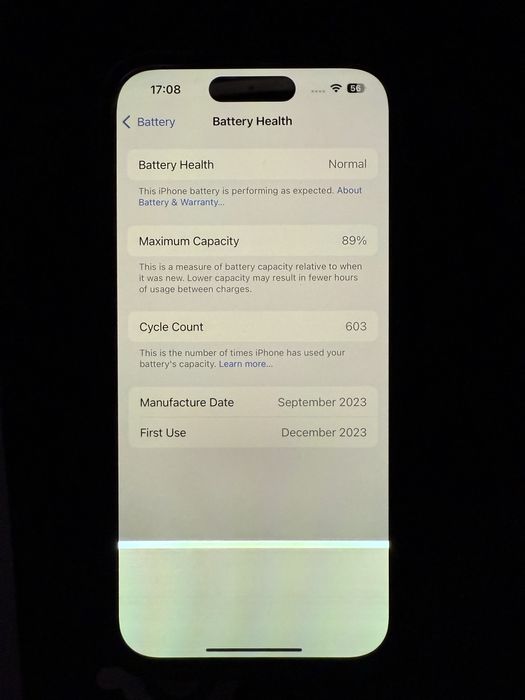 Iphone 15 pro 512gb 89%