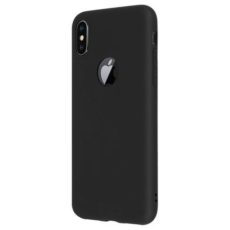 Husa pentru Apple iPhone X, GloMax Perfect Fit negru mat