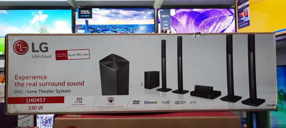 Домашний кинотеатр LG 330 Вт 5.1 канальный Беспроводное аудиоBluetooth