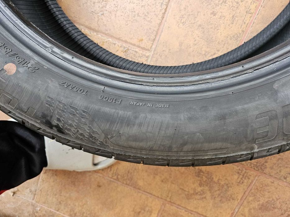 4x anvelope vara Bridgestone Touranza 215/55/R18 DOT 2024 4000km Japan