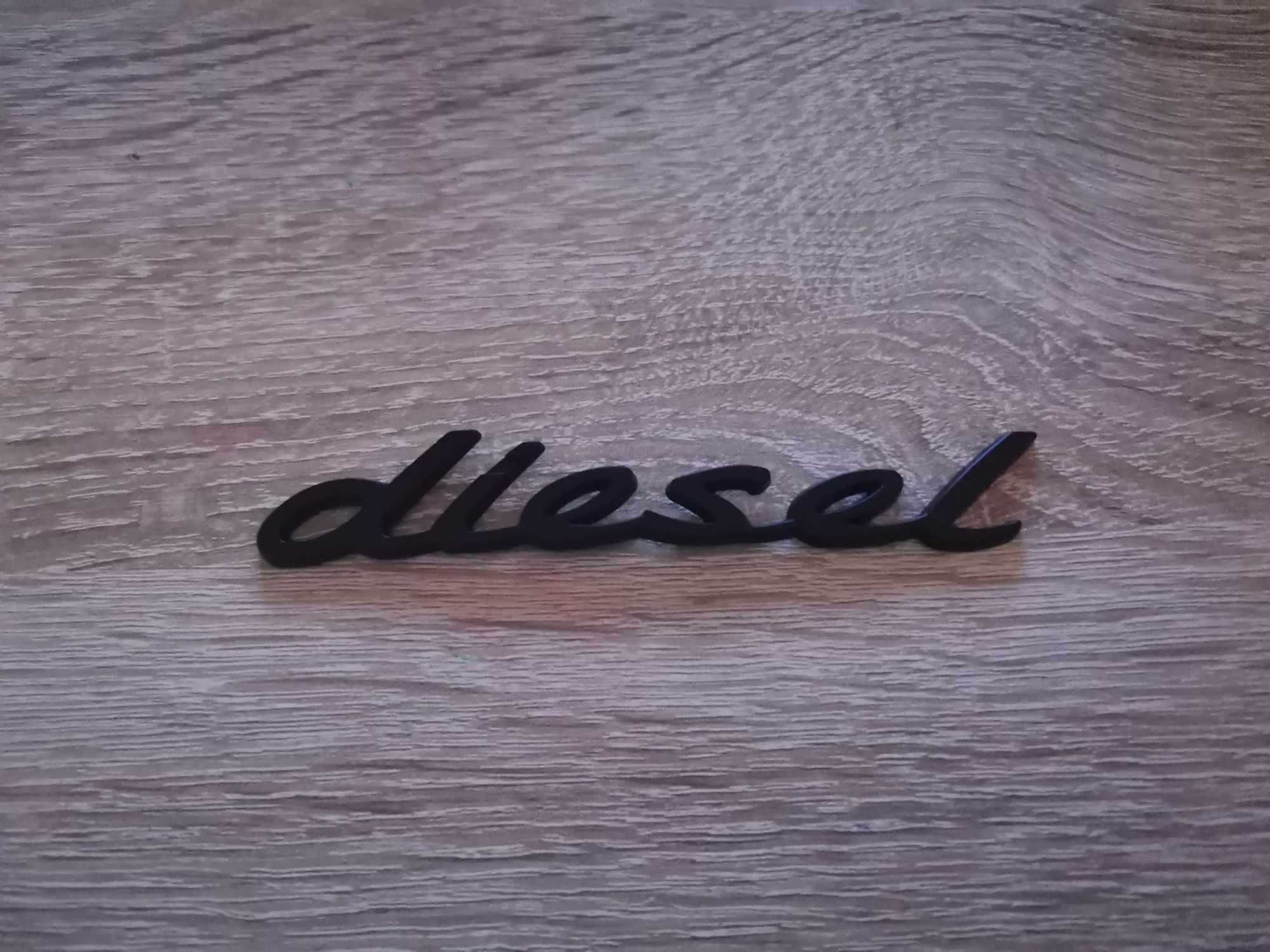 черни емблеми лога Порше Porsche Diesel Дизел