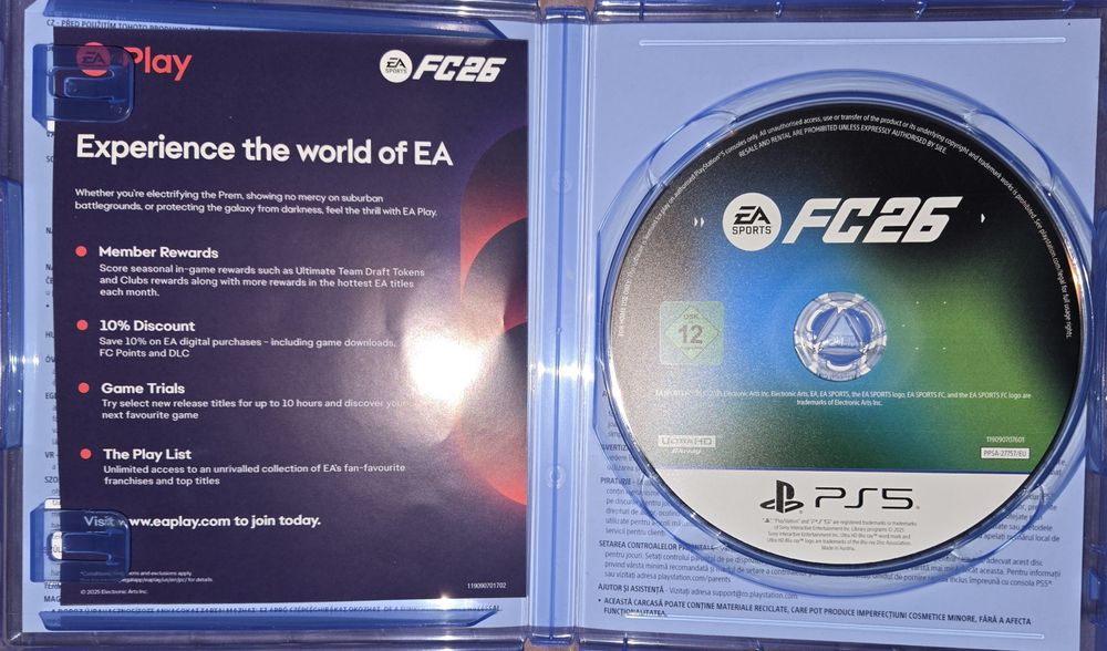 FC 26 PS5 si PS4, ea sports