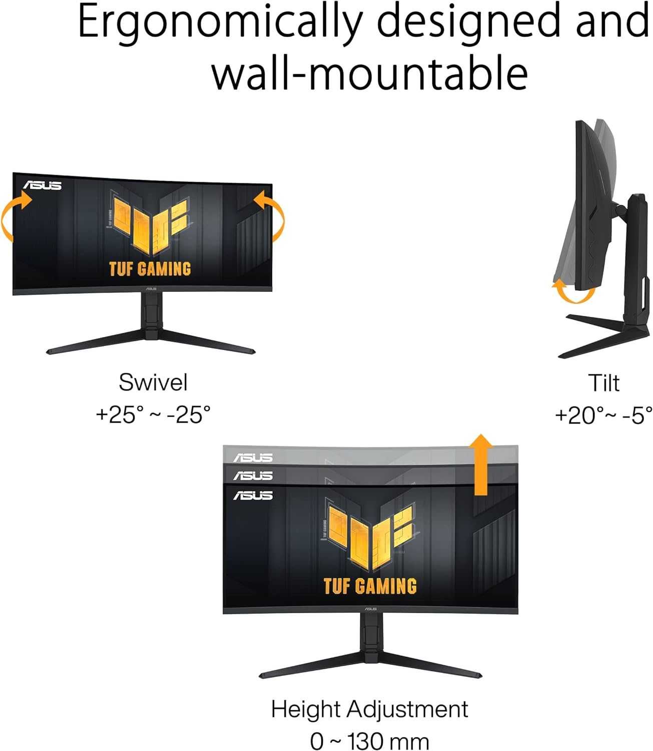 [НОВЫЙ] Монитор ASUS TUF VG34VQL3A | 34" 3K 180Hz Curved VA
