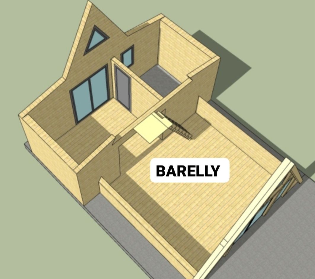 Case lemn "A-frame", proiect deosebit