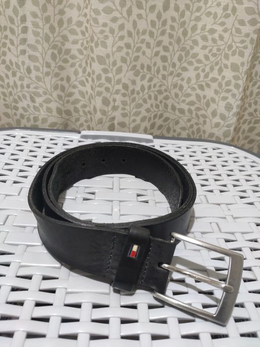 Curea Tommy Hilfiger din piele 128x3.5cm