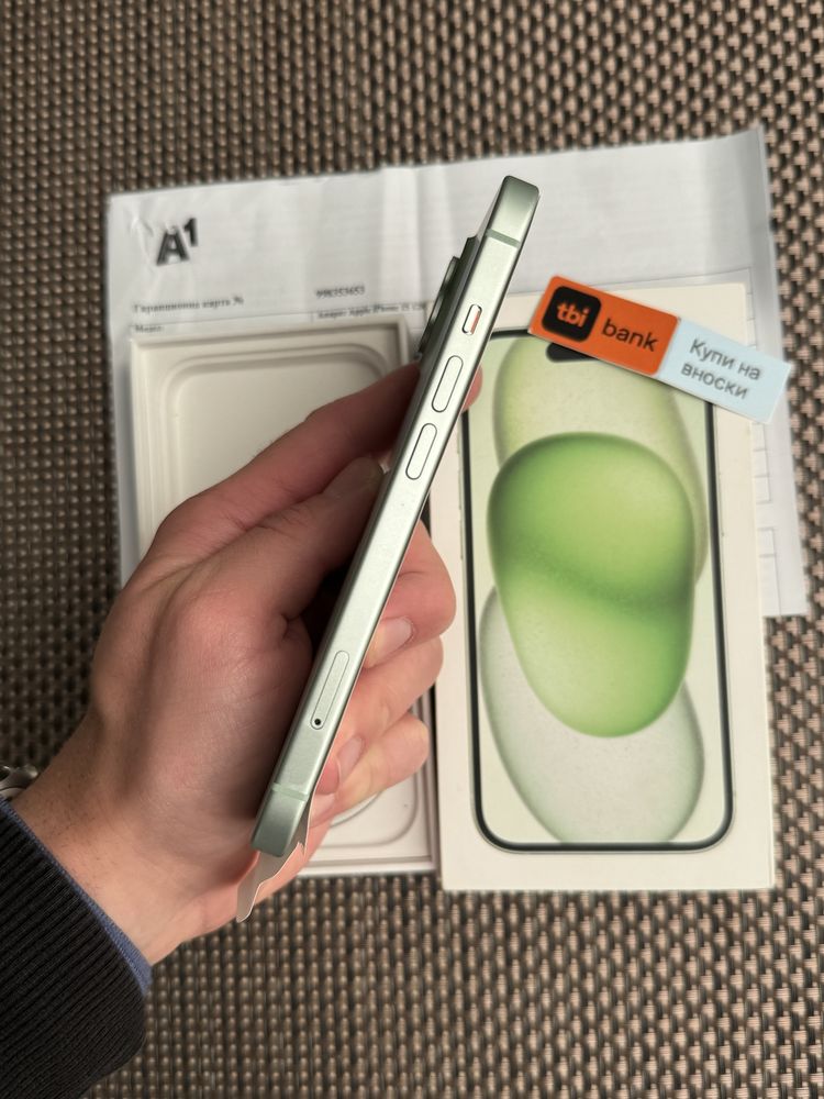 НОВ! /*ЛИЗИНГ*/ IPhone 15 128Gb Green / Айфон гаранция