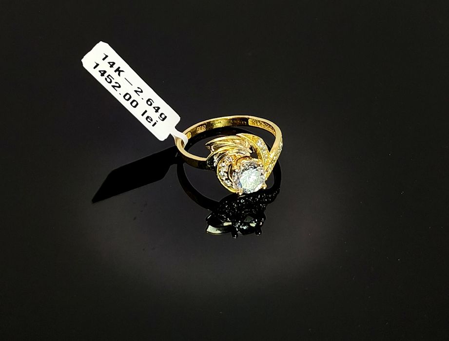 Bijuteria Royal inel din aur 14k 2.64 gr