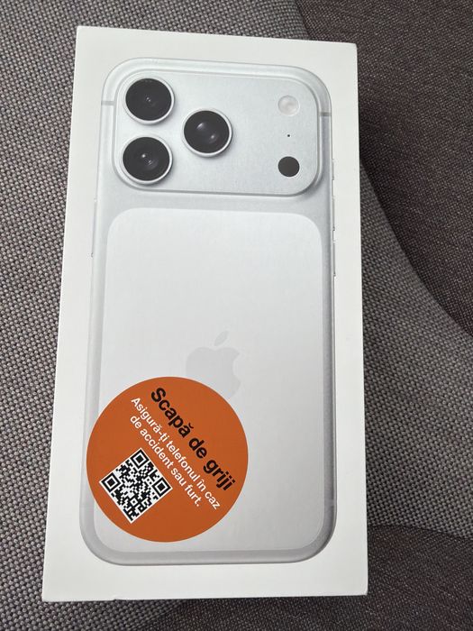 iPhone 17 Pro 256Gb, Alb, Factura, Garantie, Sigilat