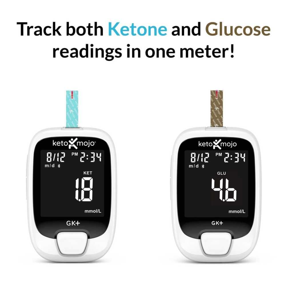 Kit testare glucoza si keto din sange, inteligent, cu aplicatie
