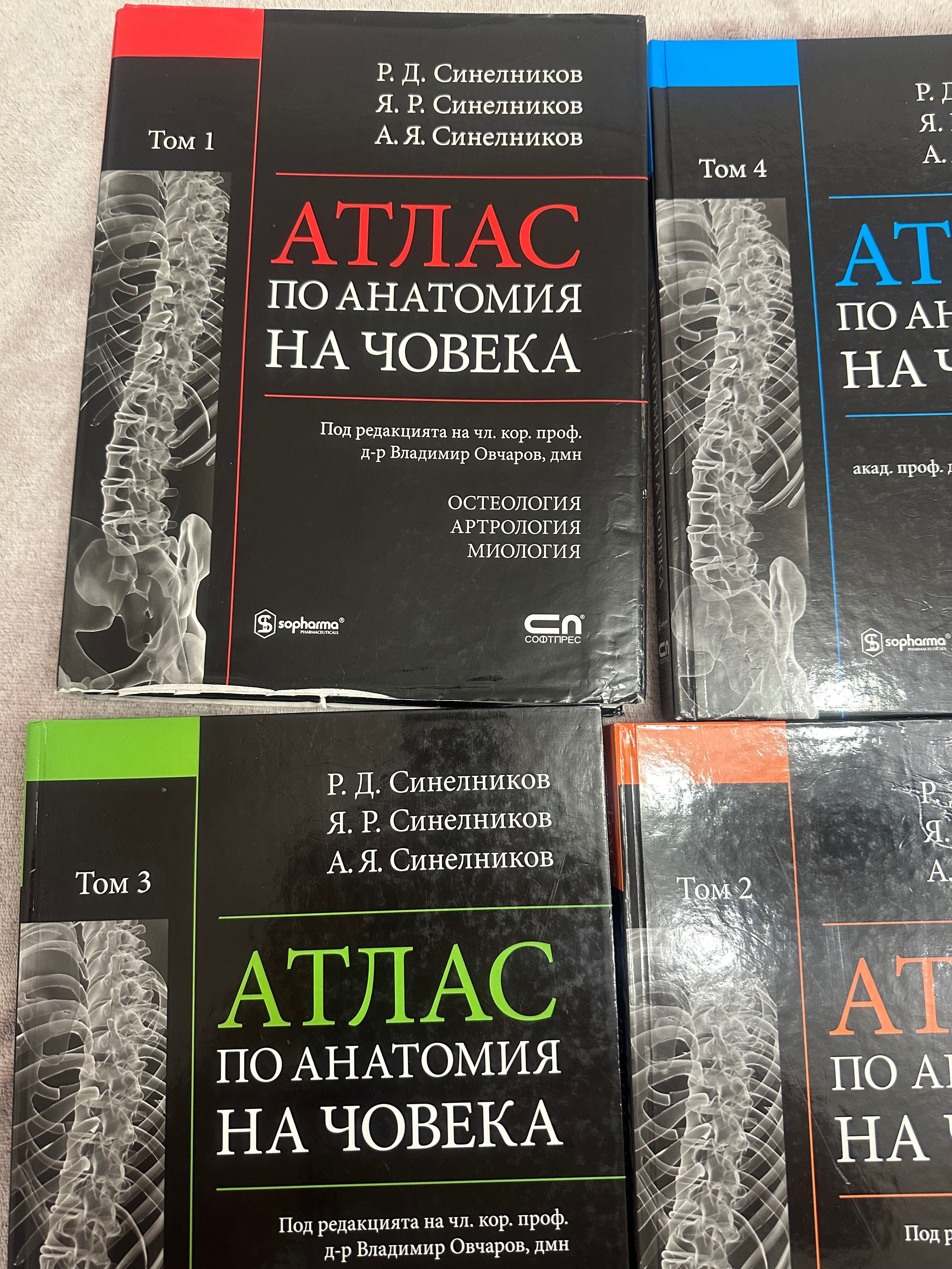 Продавам атласи по анатомия