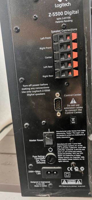 Boxe Logitech 5.1 Z-5500, 505W RMS