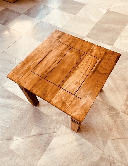 Уникална ръчно изработена масивна дървена маса  от мангово дърво