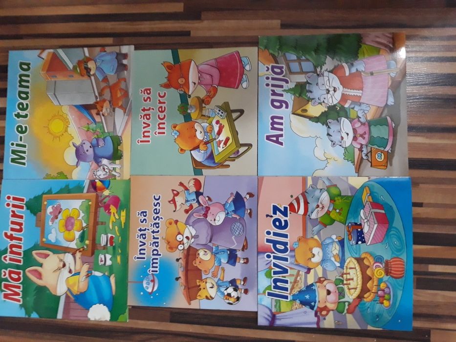 Set 6 carti educative copii la 49 ron
