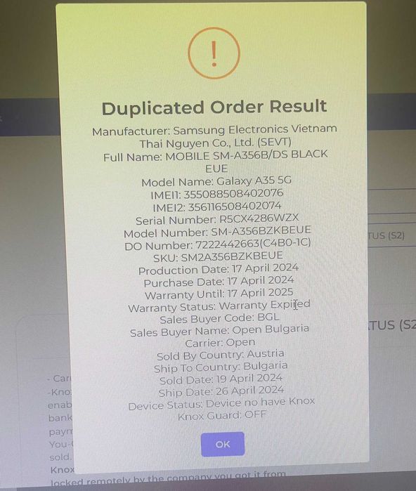 Samsung Galaxy A35 5G 128/6GB НОВ!!!