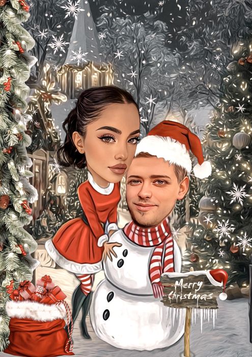 Коледна карикаура