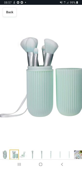 Set pensule machiaj Neo Mint by Parsa Beauty, nou, cutie sigilata.