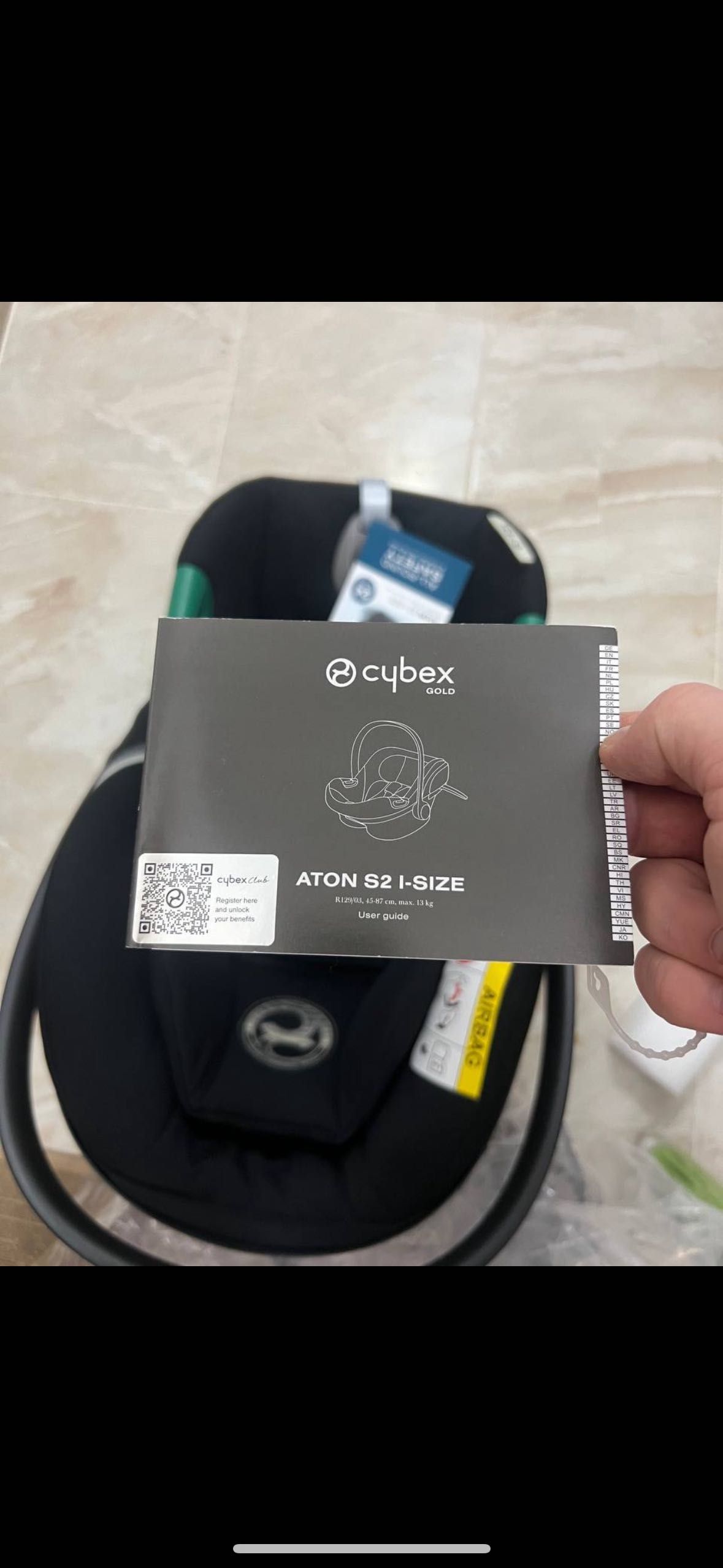 Cybex aton s2 столче за кола