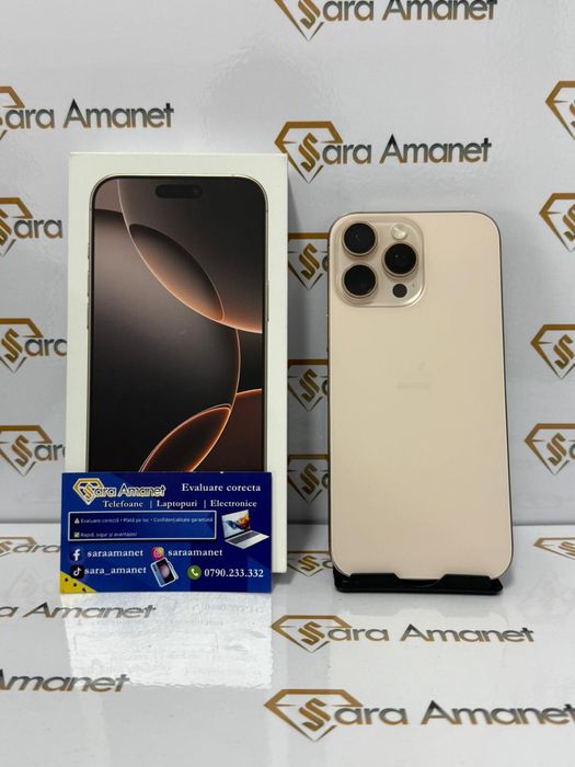 Iphone 16 Pro Max 256Gb ( baterie 100% ) Sara Amanet