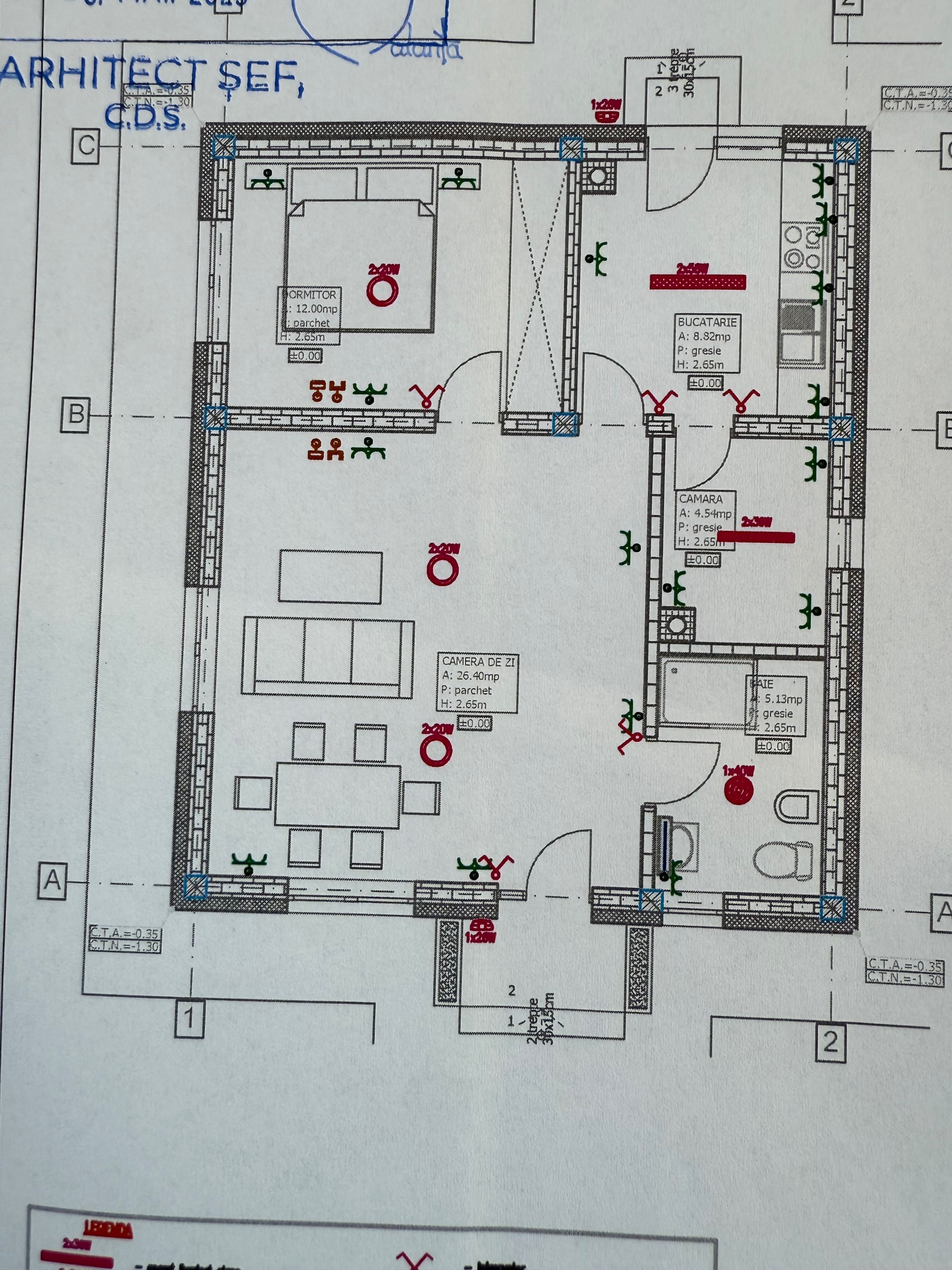 Vand teren, intravilan cu autorizatie constructie Aghiresu
