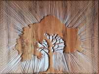 String art рисунок из ниток