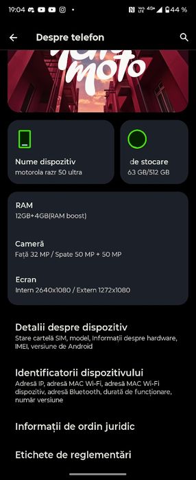 Motorola RAZR 50 Ultra Green 512gb 12gb ram