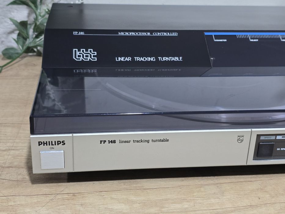 Pick-up PHILIPS FP-146, linear tracking, full digital, hifi vintage