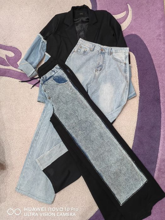 Спортно-елегантен сет (сако и дънки)