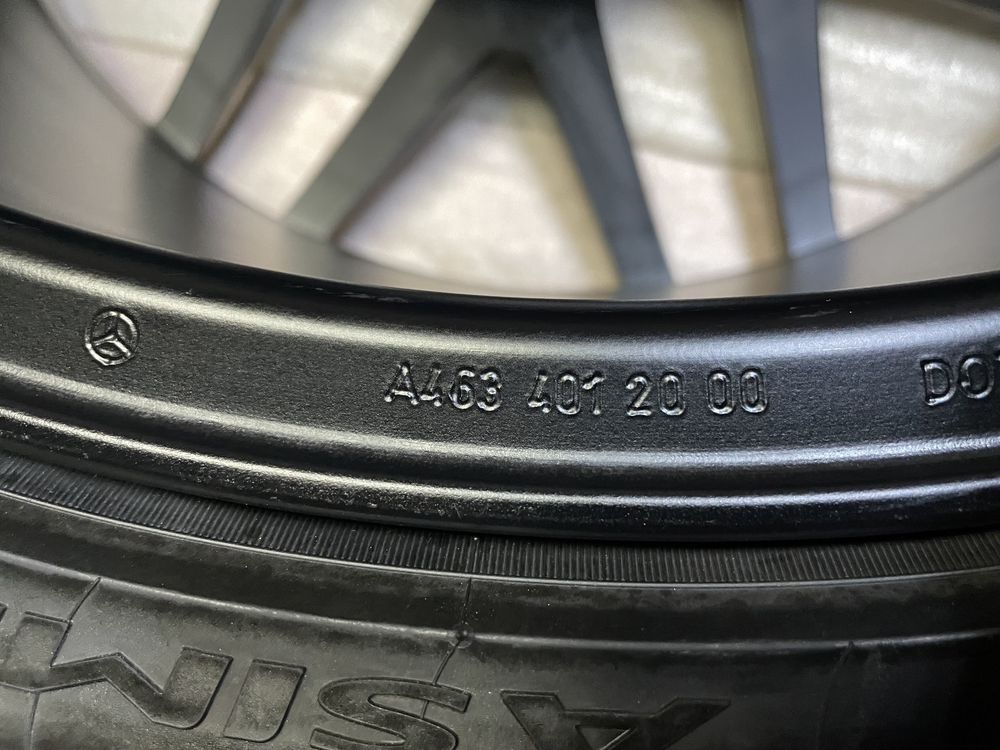 Jante Originale Mercedes G class AMG pe 22, cu anvelope VARA !