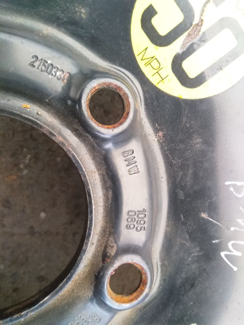 Roata rezerva slim BMW T125/90 R 15